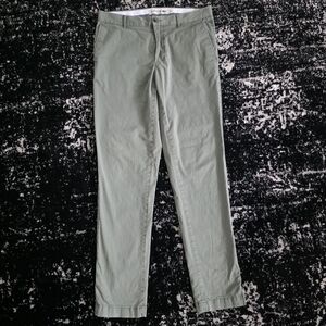 LACOSTE Slim Fit Green Khaki Chino Pants Mens Size 33